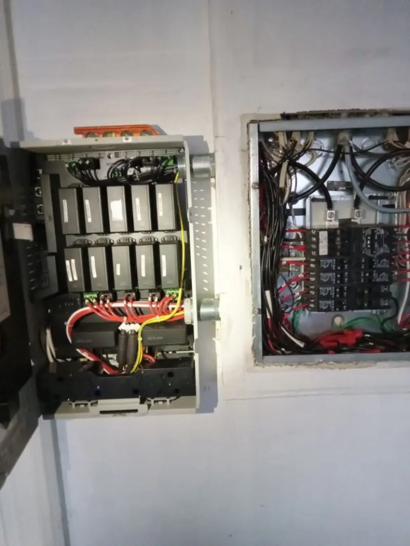 Electrical panel upgrade completed for Ring Doorbell Installation in Coplay